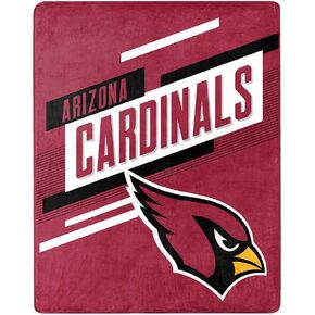 بطانية Northwest NFL Arizona Cardinals كبيرة الحجم ذات ملمس حريري، ألوان الفريق، 55 بوصة × 70 بوصة