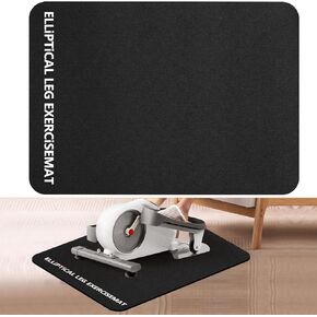 Ellipse Leg Exerciser Machine Mat 23.6 x 17 in, Anglecai Non-Slip Workout Mat for Under Desk Ellipticals Exercise Mat for Ellipse Leg Exerciser Machine Exercise Mat for Seniors Fitness Sport