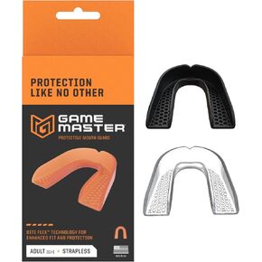 واقي الفم بدون حمالات من Gamemaster - للكبار/شفاف
