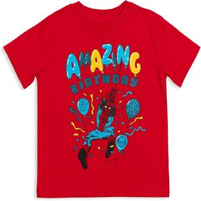 Marvel Avengers Spider-Man Captain America Hulk Birthday T-Shirt Toddler to Big Kid