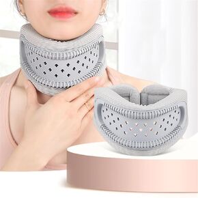 Neck Support Brace, Soft Foam Cervical Collar for Sleeping, Breathable Adjustable Neck Brace for Neck Pain and Support, Women and Men Cervical Spine Pressure Relief, Keep Vertebrae Stable and Aligned