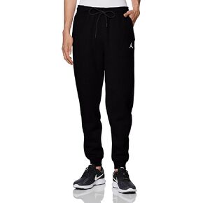 Jordan Brooklyn Fleece Men's Pants Joggers (as1, Alpha, l, Regular, Regular, Black/Black/White)