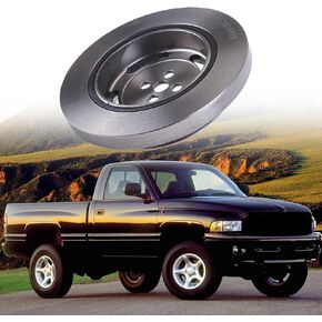 Rubber Vibration Balance Damper, 3915069 3918999 5.9 Cummins Vibration Damper Compatible with Dodge Ram 2500 1998-2002 for Freightliner FC70 FC80 FL50 FL60 FL70 FL80 VP44 24V