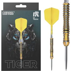 CUESOUL Chinese Zodiac 20/21/23/24g Steel Tip 90% Tungsten Dart Set with Integrated ROST T19 Flight