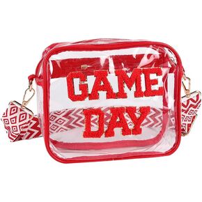 Game Day Bag Stadium Clear Concert Purse Transparent Bags Sports stadium Crossbody port Games Concerts Gift
