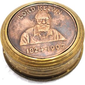 Antique Brass Sundial Compass Vintage Lord Kelvin Directional Compass.