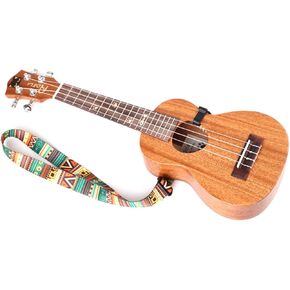 Mikinona No Drill Ukulele Straps Punch Ukulele Belt J Hook Neck Clip Ukulele Ukulele Shoulder Belt Bass Soft Instrument Nylon Watch Band Guitar Tape