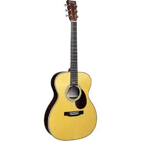 Martin Guitar OMJM John Mayer Acoustic-Electric Guitar with Hardshell Case, Spruce and Rosewood Construction, Gloss Finish, and 000-14 Fret