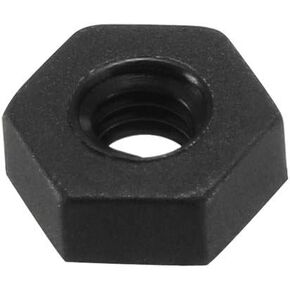 uxcell Nylon Hex Nut, M2.5x0.45mm Metric Coarse Thread Hexagon Nuts, 100 Pcs (Black)