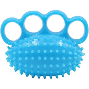 كرة تمرين اليد، تمرين الأصابع، مدرب القوة، كرات تخفيف التوتر للبالغين والأطفال، علاج إعادة تأهيل راحة اليد والأصابع باللون الأزرق in Kuwait