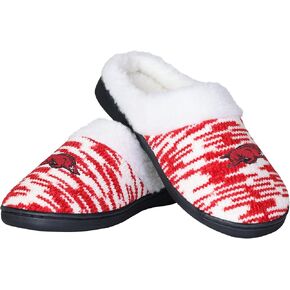 FOCO Arkansas Razorbacks Sherpa Lined Colorblend Cup Sole - Womens Small