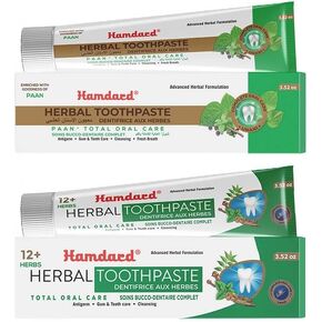Hamdard Herbal & Paan Total Oral Care Toothpaste (Combo of 2) - 100gm Each