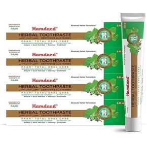 Hamdard Paan Total Oral Care Toothpaste 100g (Pack of 4)