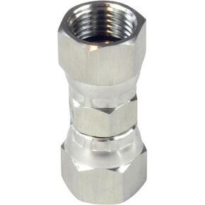HFS(R) 1/4" Female JIC Swivel x 1/4" Female JIC Swivel Nut Union Stainless Steel 304