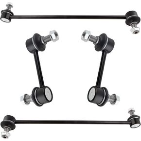 4pcs Front Rear Suspension Sway Bar End Kit Set Fit For Hyundai Santa Fe 2007-2012, For Hyundai Veracruz 2007-2012, For Kia Sorento 2011-2013 Replace# K750204 K750205 K750279