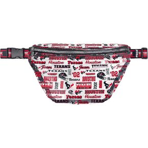 FOCO Houston Texans NFL Repeat Retro Print Clear Fanny Pack