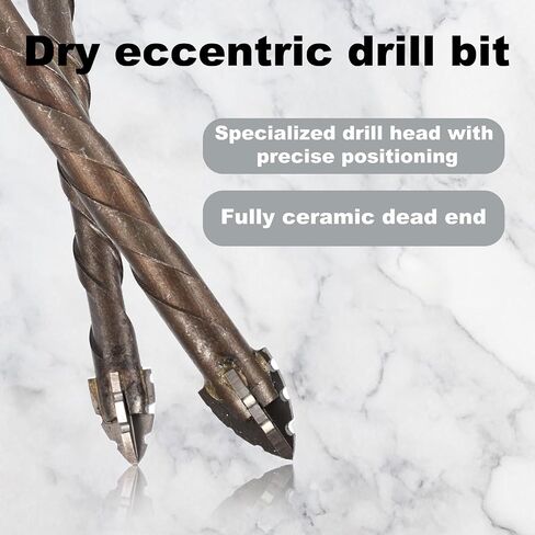 6pcs Four Edged Serrated Eccentric Drill, New Four-Flute Sawtooth Eccentric Drill Bit 4 Edge Eccentric Drill Bit Multifunction High-Strength Eccentric Twist Drill Bit Set in Saudi Arabia