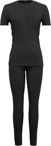 TOPONSKY Women Two Piece Workout Outfits Sports Long-Pants & Short-Top Sets in Kuwait