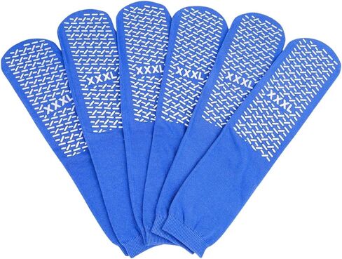 Slip Stop Safety Single Tread Slipper Socks | Non-Slip, Non-Skid Gripper Socks (3 Pair) in Saudi Arabia