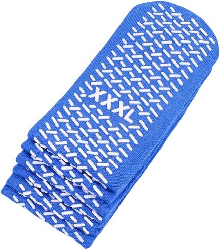 Slip Stop Safety Single Tread Slipper Socks | Non-Slip, Non-Skid Gripper Socks (3 Pair) in Saudi Arabia