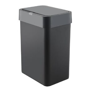 ELPHECO Bathroom Motion Sensor Trash Can with Lid 2.5 Gallon Slim Garbage Can Small Touchless Trash Bin 9.5 Liter Smart Waste Basket for Bedroom, Living Room, Toilet (Black)