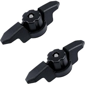 Thorn Kayak Anchor Cleat, Line Cleat for Kayak Track Mount Rope Cleat for Rail Mount, Kayak Fishing Accessories, Black