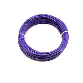 1/16" Coated to 3/32" Diameter, 7x7 Construction, Purple Vinyl Coated Cable: 50, 100, 250, 500, 1000, 2500 Ft (50 ft Coil)