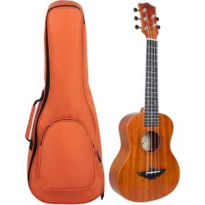 Ukulele Bag, Ukulele Case for 21 23 26 Inch Ukulele, Waterproof Soft Ukulele Cotton Padded Bag with Adjustable Straps, Ukulele Backpack Gig Bag with Large Capacity Pocket Ideal Gift for Ukulele Lover