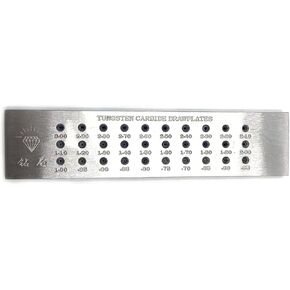 0.55-3.00mm Tungsten Carbide Steel Wire 30 Square Holes Wiring Draw Plate