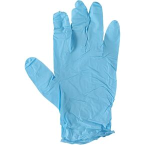 قفازات النتريل للفحص القابل للتصرف 5 مل من Boardwalk 382MCTA - متوسط، أزرق (1000/كرتون) in Kuwait