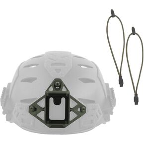 Tactical Helmet NVG Mount with Modular Bungee Shroud and Sports Camera Bracket Base for Wendy 3.0 Helmet