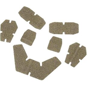 Premium Hook and Loop Fastener Set Compatible with Air Frame Tactical Helmet (Tan)