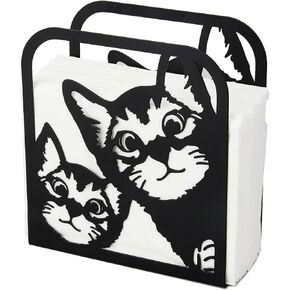 Napkin Holder for Table, Cat Standing Paper Napkin Holder Modern Napkin Holder Tissue Holder for Dining Table Farmhouse Table Napkin Holder