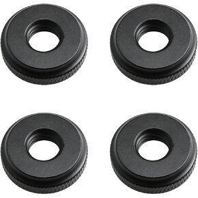 3/8 inch Aluminum Alloy Thumb Wheel Lock Nut Adapter Hot Shoe Locking Knob Spacer For selfie stick tripod screws 4PCS