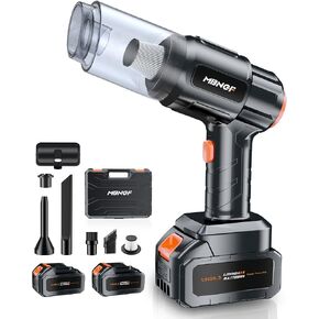 Car Vacuum Portable Cordless, 35000PA High Power Suction & Blower, Wireless Handheld Vacuum Cleaner for Car, Home, Office, Pet(Starburst Black)
