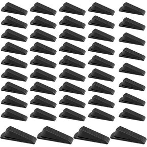 48 Pcs Door Stoppers for Bottom of Door Rubber Door Stoppers for Home Office Dorm Classroom Garage on Carpet,Concrete, Wooden Floor