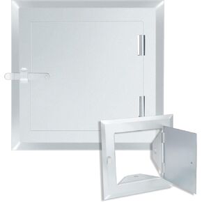 8 x 8 Steel Clean Out Door, Fireplace Chimney Cleanout Door, Steel Cleanout Door for Indoor Outdoor Wall Chimney