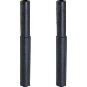 2PCS Golf Club Shaft Extender Carbon Fiber Extension Rod Golf Accessories 0.55 Inch for Iron and Wood Clubs Golf Club Repair Golf Universal Extender Black