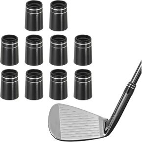 PATIKIL Golf Ferrules, Tapered Golf Club Ferrules Golf Shaft Ferrules with Dual Chrome Ring for Taper Tip Iron Wedge Shaft