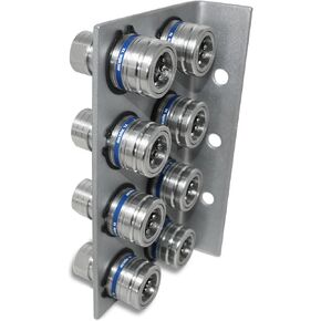 TL39B-8 1/2'' NPT Ag Push/Pull Hydraulic Couplers with Break Away Mounting Bracket - Hydraulic Quick Release Coupling