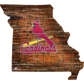 Fan Creations St. Louis Cardinals 12" Mini Roadmap State Sign