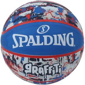 Spalding Graffiti Basketball Ball, No. 7, Rubber