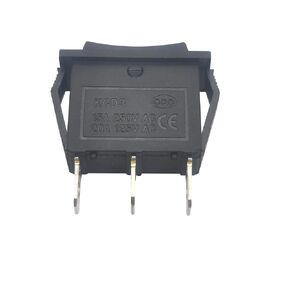 3 دبابيس 3 موقف تشغيل/إيقاف/على أسود تبديل مفتاح موسيقى الروك AC 20A/125V 15A/250V يستخدم على نطاق واسع لمعدات أجهزة القوارب المنزلية للسيارات وما إلى ذلك