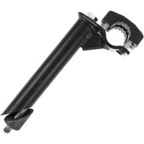 VANZACK Bike Handlebar Stem Adjustable Quill Stem Metal Mountain Bike Handlebar Riser Extender Front Fork Stem Adapter for Mountain Bike, Road Bike