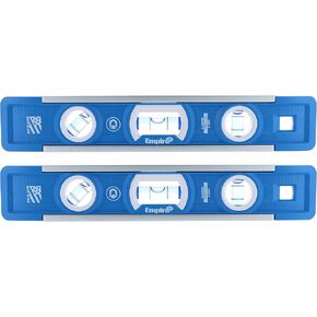 Empire EM81.9 True Blue 9-Inch Heavy-duty Magnetic Aluminum Torpedo Level (Twin Pack)