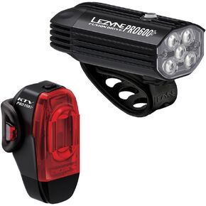 Lezyne, Fusion Drive Pro 600+/KTV Drive Pro+, Light, Set, Black