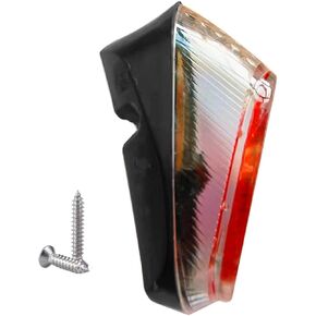 Plastic Housing with Reflector Bicycle Tail Light Tricolour Light Mudguard Light Red Rear Tail Light for Bicycle Mountain Bike Wing Mounting Reflective Accessories