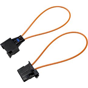 2 PCS Car Loop Fiber Optic Short Circuit Test Ring, Female Male Fiber Optic Bypass Loop Adapters, Fiber Optic Bypass Audio Test Loop, 1394916 Diagnostic Accessories for Most Cars