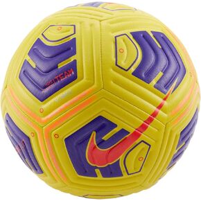 NIKE CU8047-720 Academy Recreational Soccer Ball Unisex Yellow/Violet Size 3