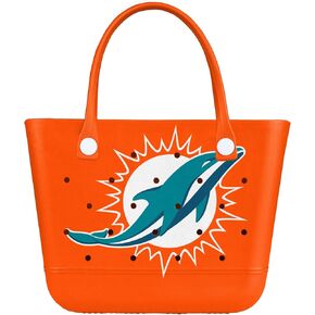 FOCO Miami Dolphins NFL Big Logo Tailgate Tote Bag